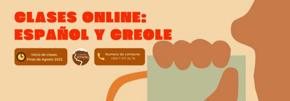 clases online gratuita español, creole